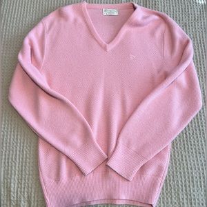 Christian Dior Bubblegum Pink V-Neck Sweater - L